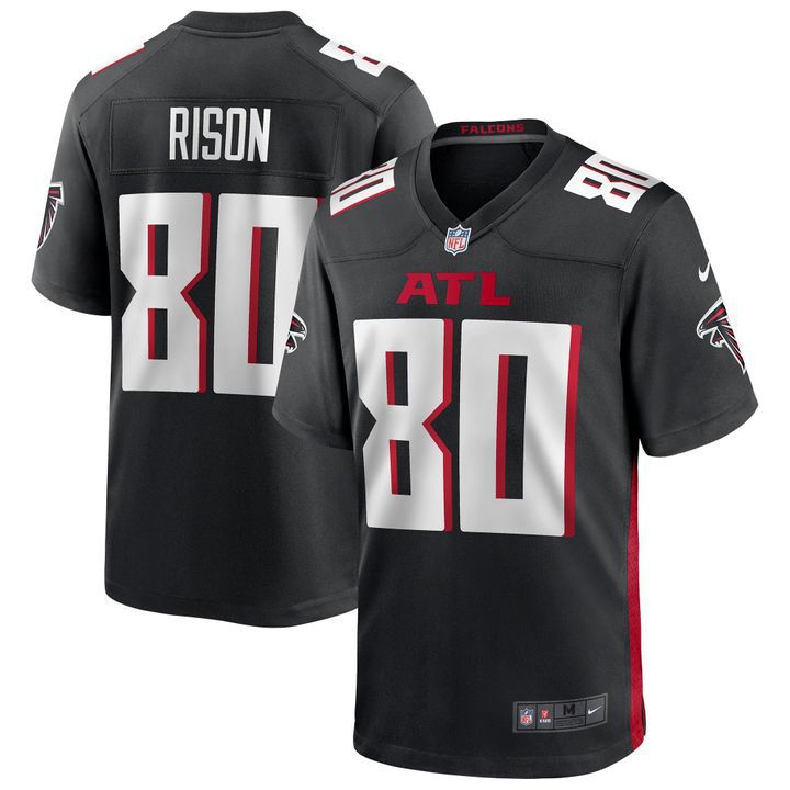 Men Atlanta Falcons 80 Andre Rison Nike Black Player Game NFL Jersey